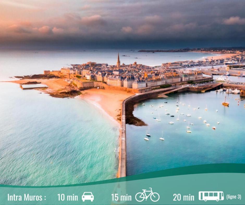 Appartement Cosy 1 Chambre Saint-Malo Luaran gambar
